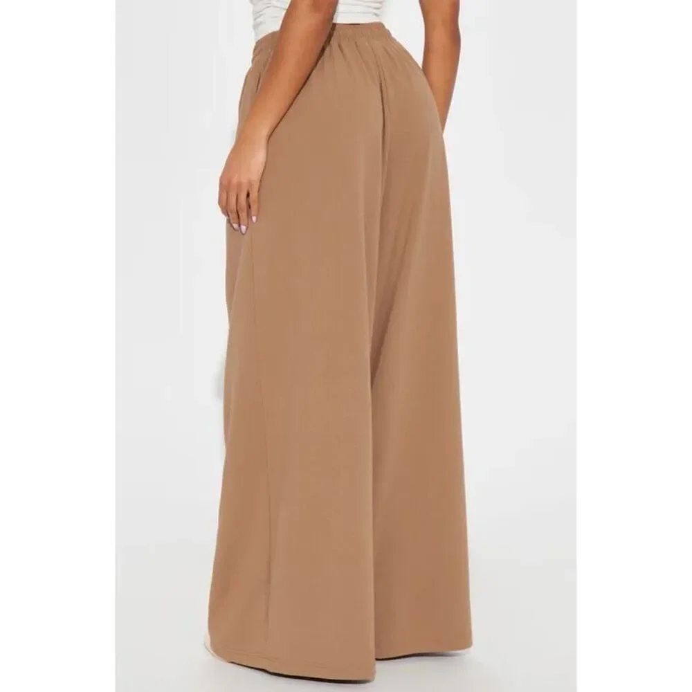 Crepe Woven Wide Leg Pant 33 - Mocha